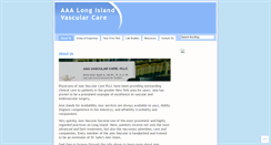 Desktop Screenshot of aaavascular.com
